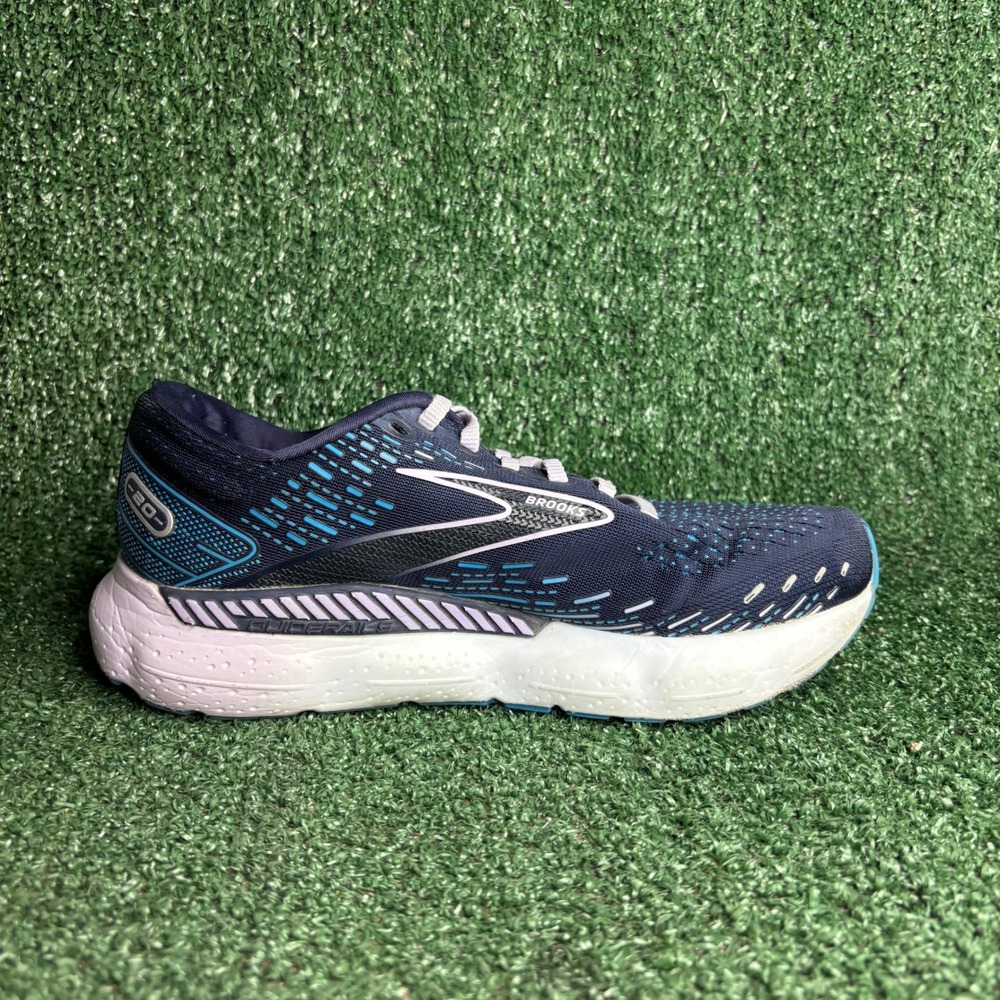 Brooks Glycerin GTS 20 Supportive Cushioned Running Shoes Blue Womens 8.5 D Wide - Picture 6 of 12